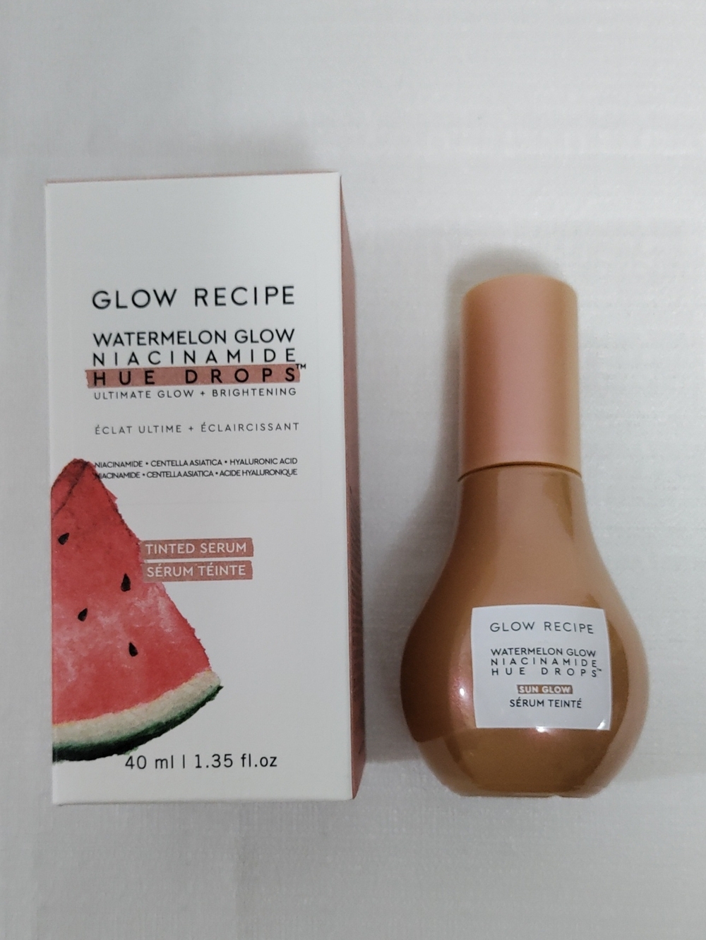 J096 Glow Recipe Watermelon Glow Niacinamide Hue Drops 40ml/1.35 Fl Oz